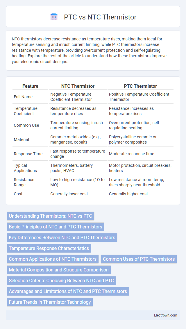 PTC vs NTC Thermistor in Electronic Materials - What is The Difference?