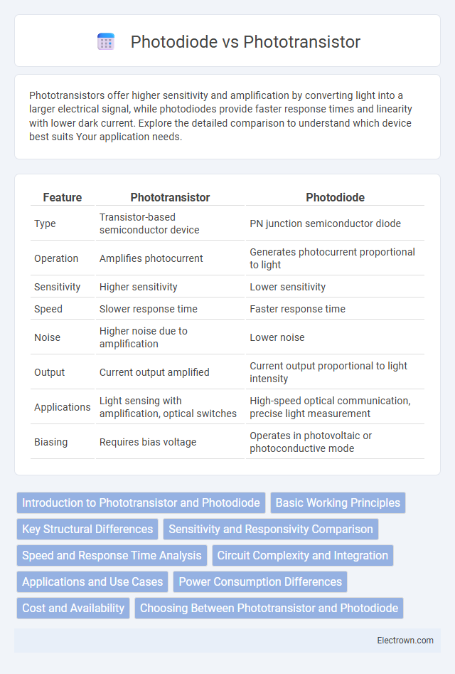 Photodiode vs Phototransistor in Semiconductor Devices - What is The Difference?