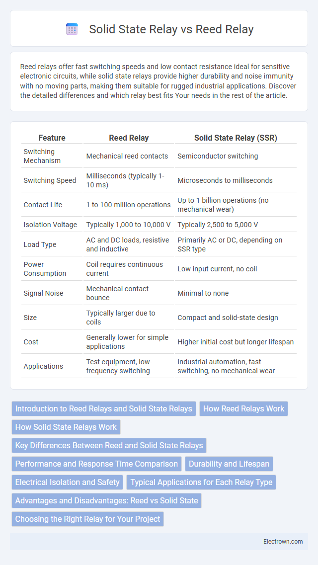 Solid State Relay vs Reed Relay in Communication Electronics - What is The Difference?