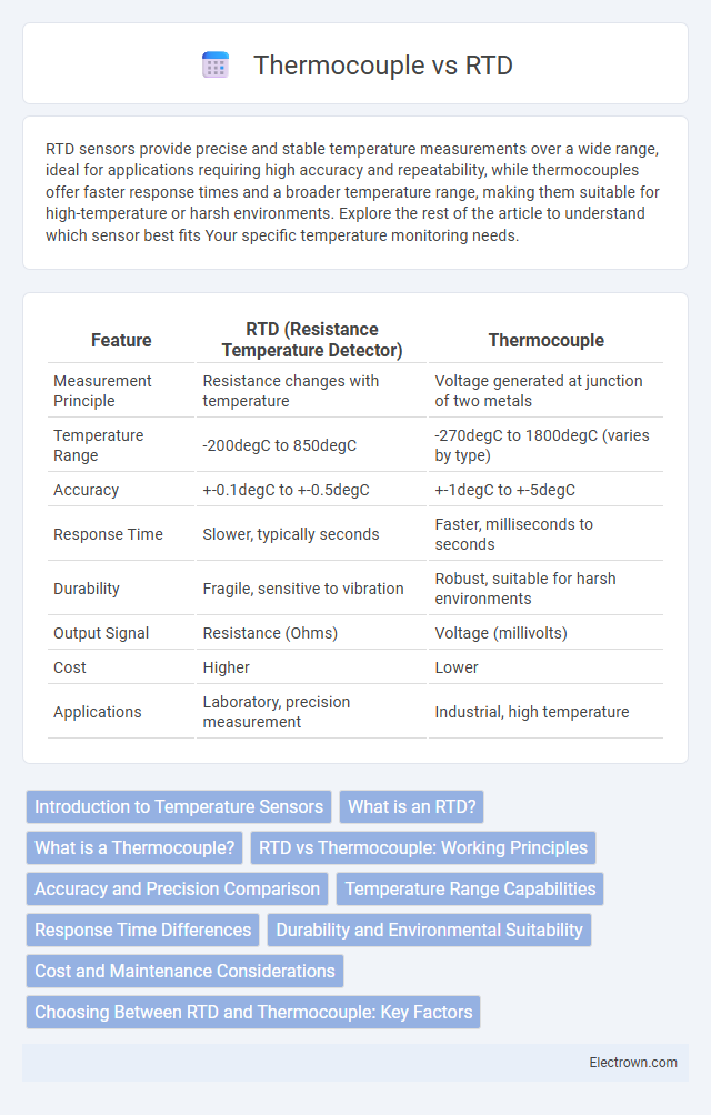 Thermocouple vs RTD in Industrial Electronics - What is The Difference?