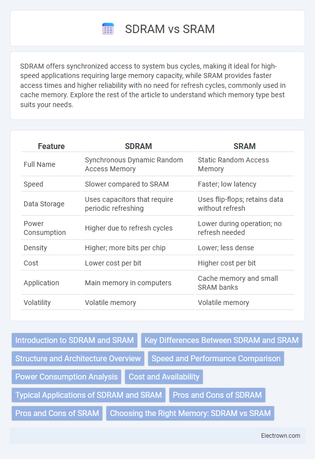 SDRAM vs SRAM in Embedded Systems - What is The Difference?