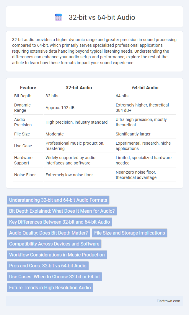 32-bit vs 64-bit Audio in Consumer Electronics - What is The Difference?