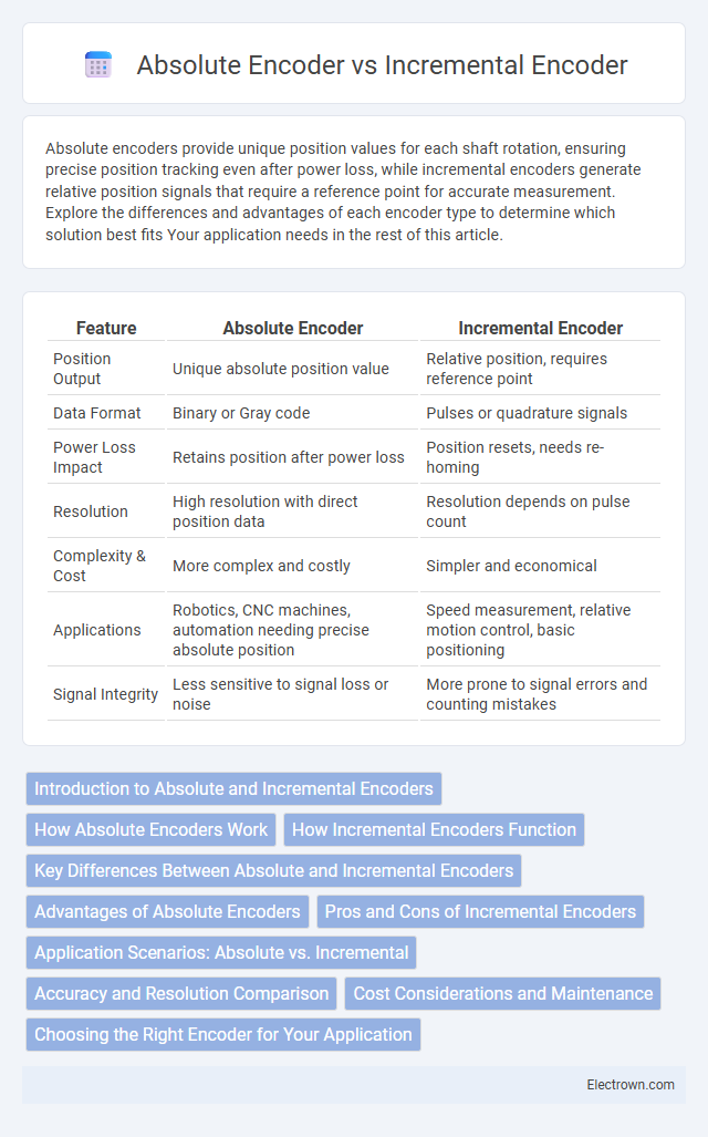 Absolute Encoder vs Incremental Encoder in Digital Electronics - What is The Difference?