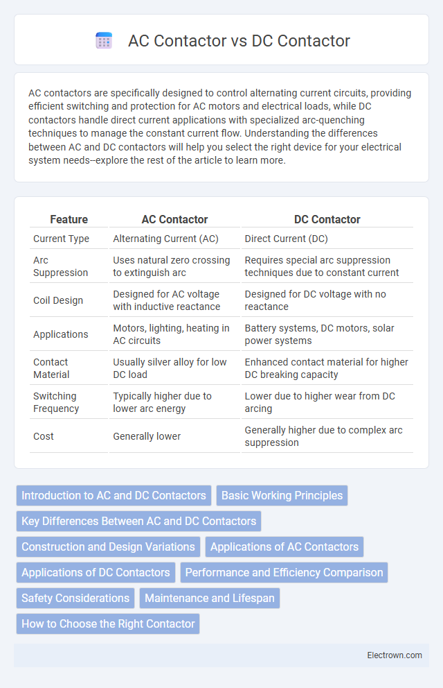 AC Contactor vs DC Contactor in Industrial Electronics - What is The Difference?