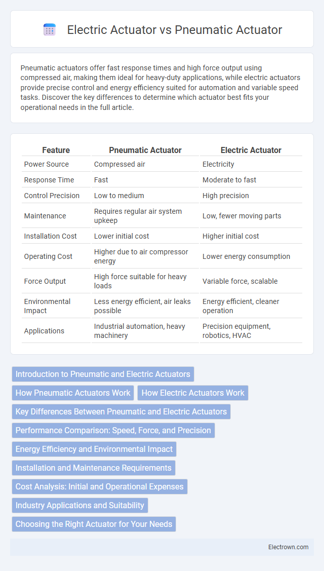 Electric Actuator vs Pneumatic Actuator in Industrial Electronics - What is The Difference?