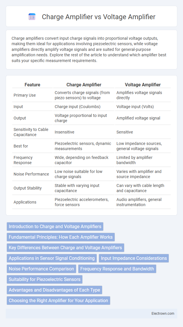 Charge Amplifier vs Voltage Amplifier in Instrumentation Electronics - What is The Difference?