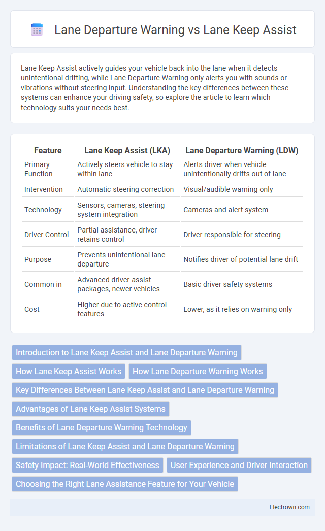Lane Departure Warning vs Lane Keep Assist in Automotive Electronics - What is The Difference?