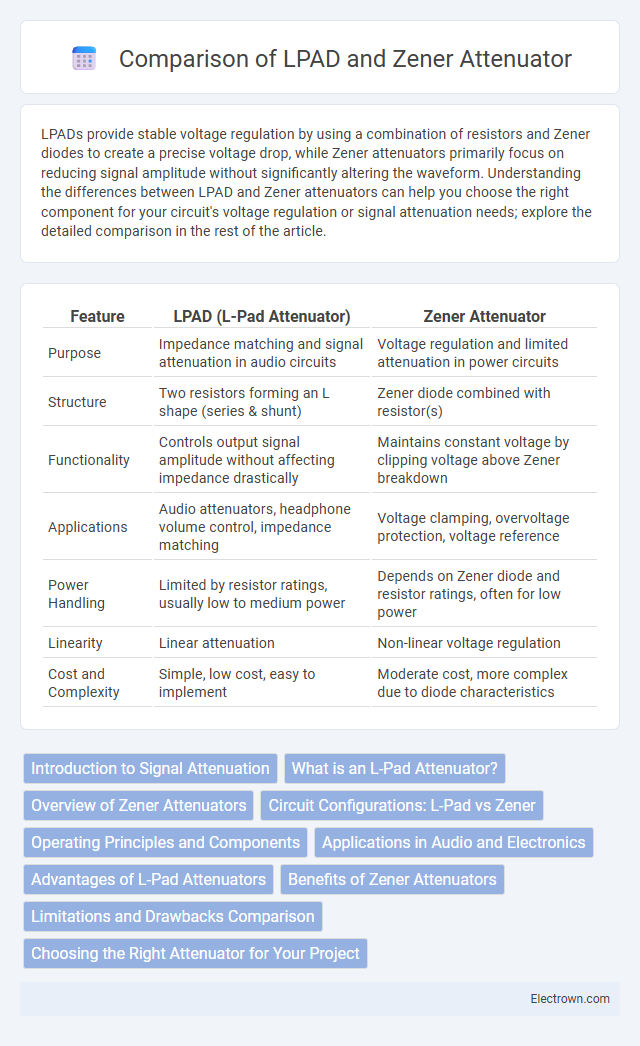 Comparison of LPAD and Zener Attenuator in Audio Electronics - What is The Difference?
