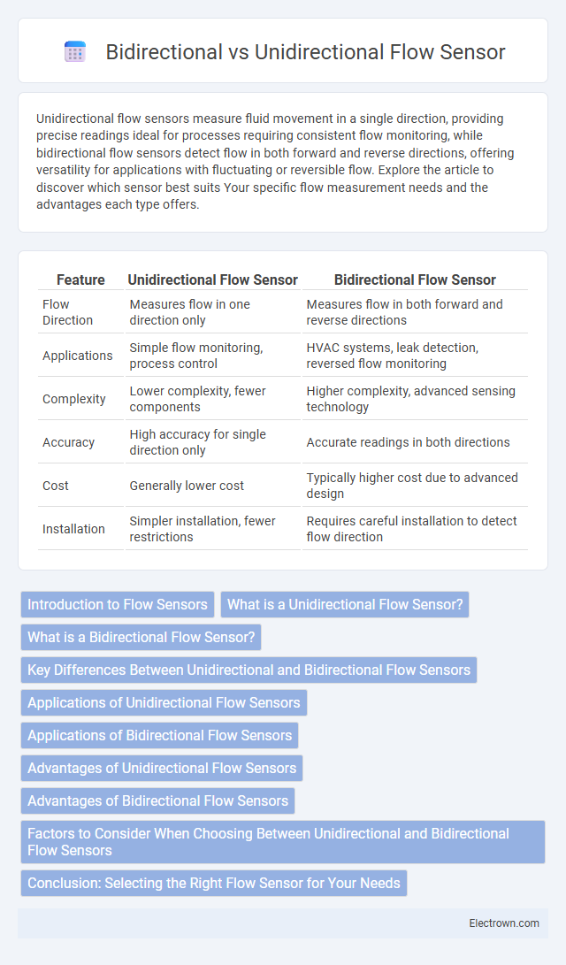 Bidirectional vs Unidirectional Flow Sensor in Biomedical Electronics - What is The Difference?