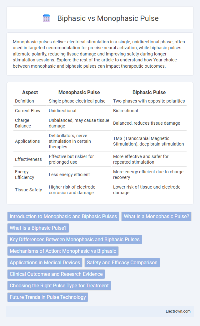 Biphasic vs Monophasic Pulse in Biomedical Electronics - What is The Difference?