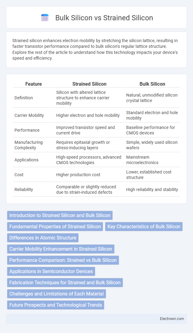 Bulk Silicon vs Strained Silicon in Solid-State Electronics - What is The Difference?