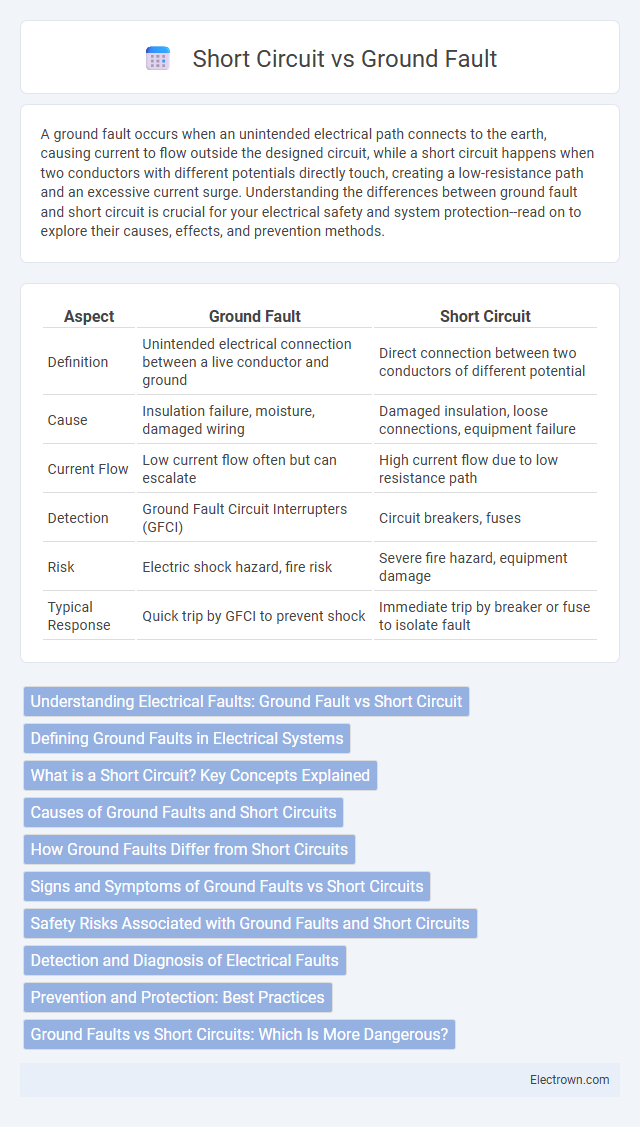 Short Circuit vs Ground Fault in Industrial Electronics - What is The Difference?