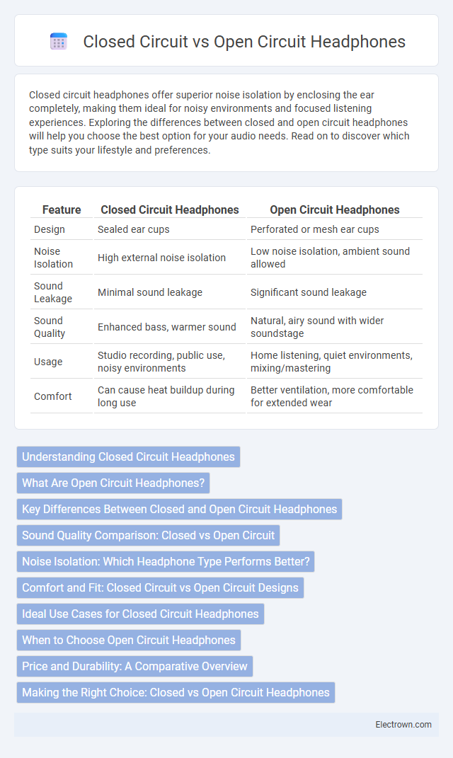 Closed Circuit vs Open Circuit Headphones in Consumer Electronics - What is The Difference?