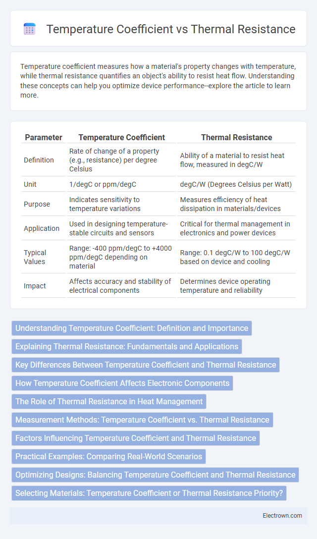 Temperature Coefficient vs Thermal Resistance in Analog Electronics - What is The Difference?