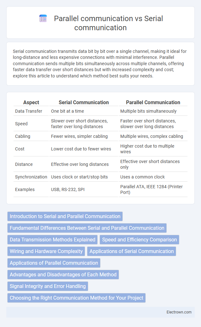 Parallel communication vs Serial communication in Automotive Electronics - What is The Difference?