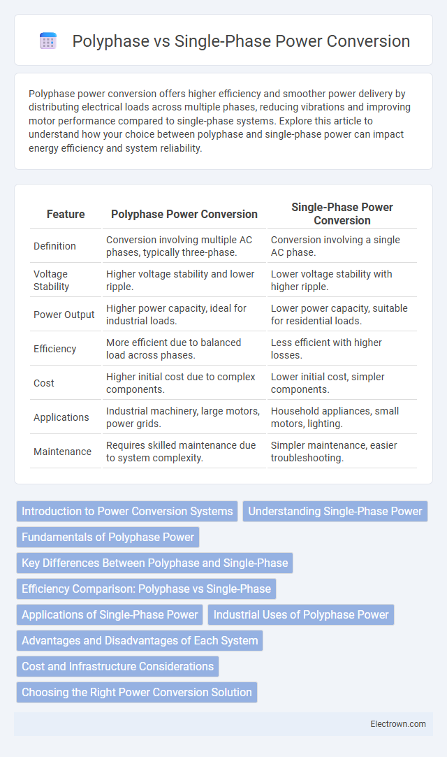 Polyphase vs Single-Phase Power Conversion in Power Electronics - What is The Difference?