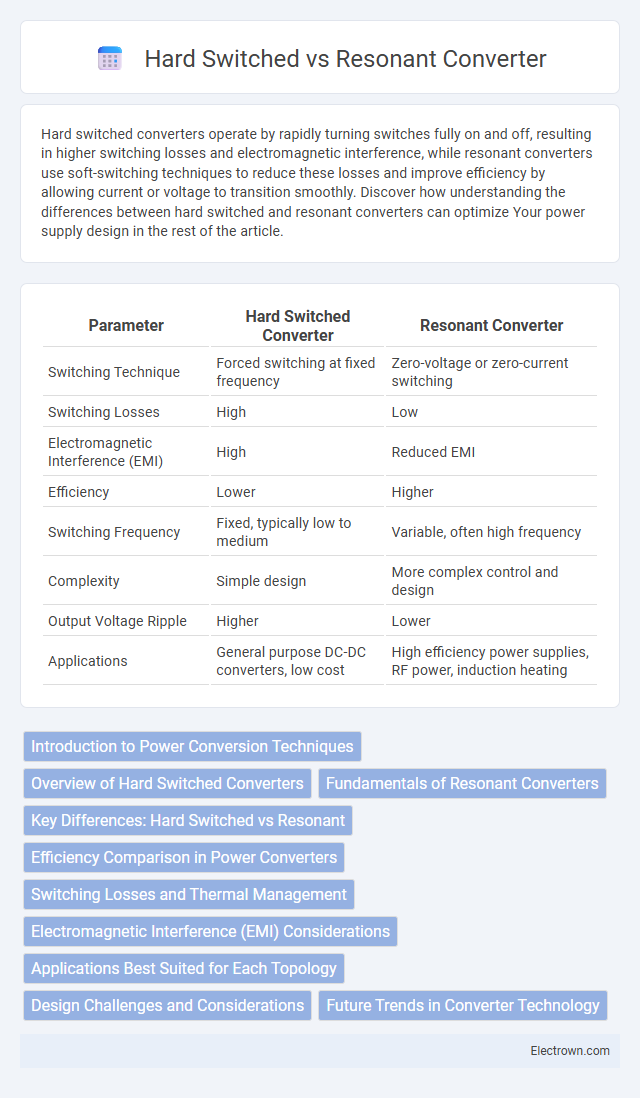 Hard Switched vs Resonant Converter in Power Electronics - What is The Difference?