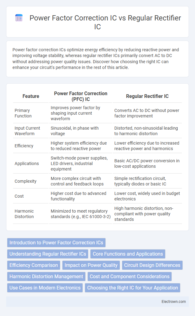 Power Factor Correction IC vs Regular Rectifier IC in Semiconductor Devices - What is The Difference?