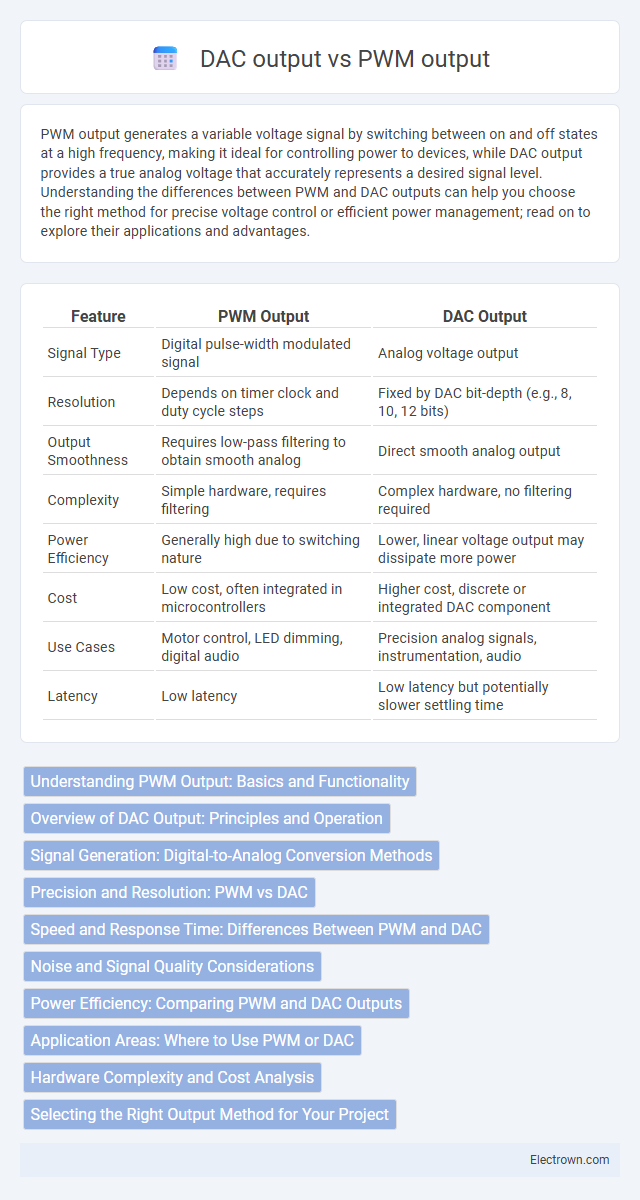 DAC output vs PWM output in Instrumentation Electronics - What is The Difference?