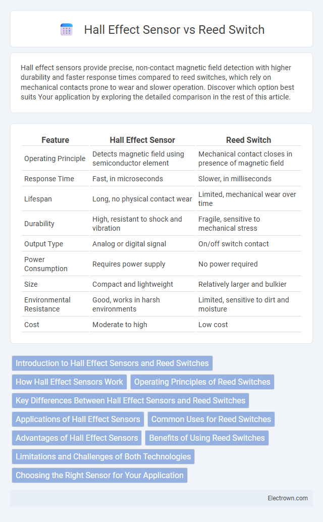 Hall Effect Sensor vs Reed Switch in Industrial Electronics - What is The Difference?