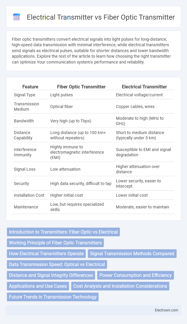 Electrical Transmitter vs Fiber Optic Transmitter in Industrial Electronics - What is The Difference?