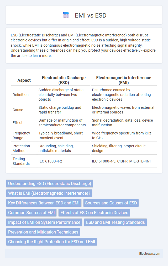 EMI vs ESD in Communication Electronics - What is The Difference?