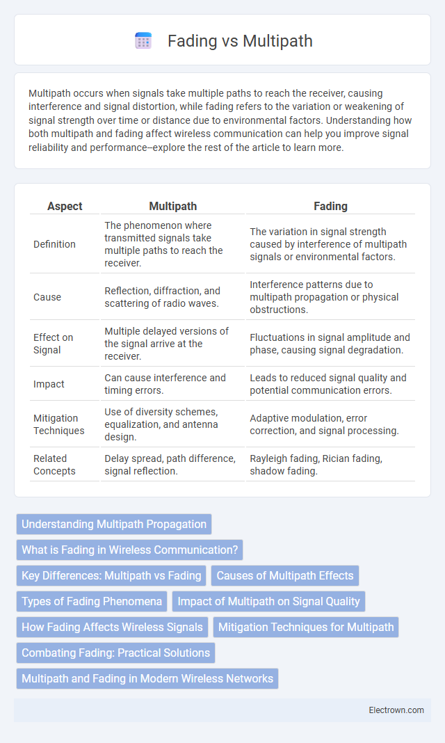 Fading vs Multipath in Communication Electronics - What is The Difference?