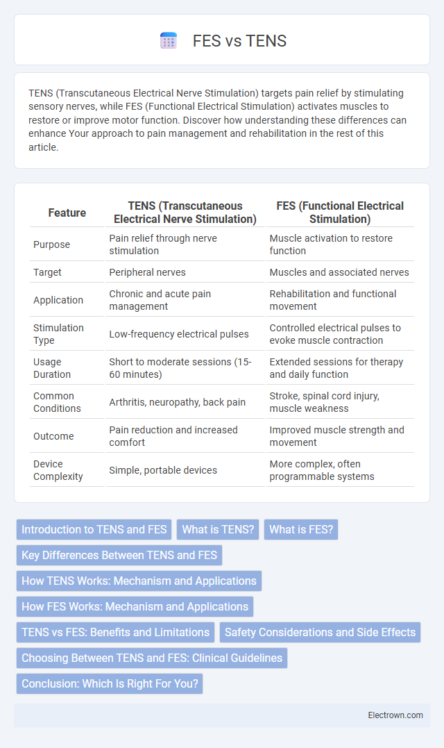 FES vs TENS in Biomedical Electronics - What is The Difference?