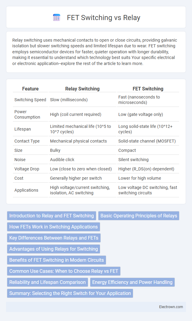 FET Switching vs Relay in Audio Electronics - What is The Difference?