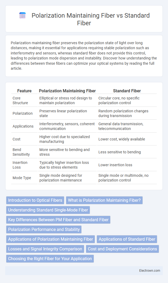 Polarization Maintaining Fiber vs Standard Fiber in Optoelectronics - What is The Difference?
