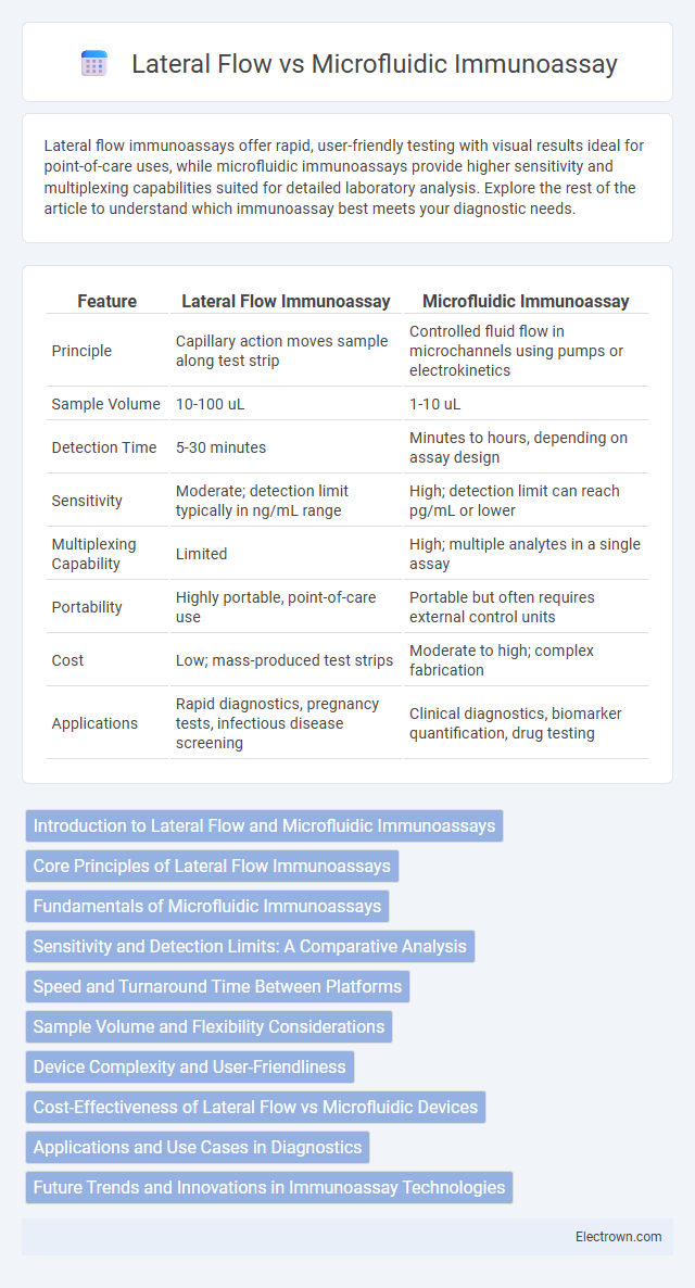 Lateral Flow vs Microfluidic Immunoassay in Biomedical Electronics - What is The Difference?
