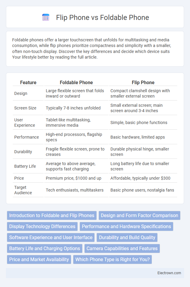 Flip Phone vs Foldable Phone in Consumer Electronics - What is The Difference?