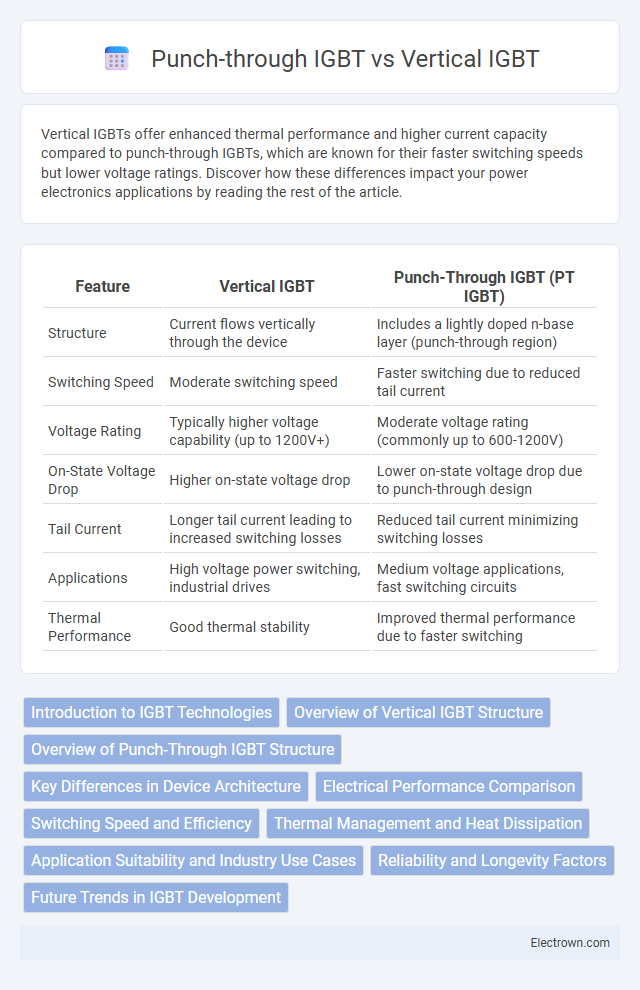 Punch-through IGBT vs Vertical IGBT in Semiconductor Devices - What is The Difference?