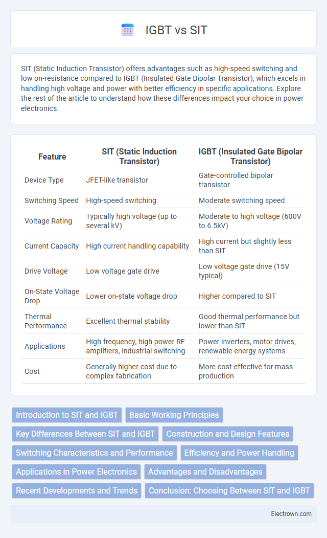 IGBT vs SIT in Solid-State Electronics - What is The Difference?