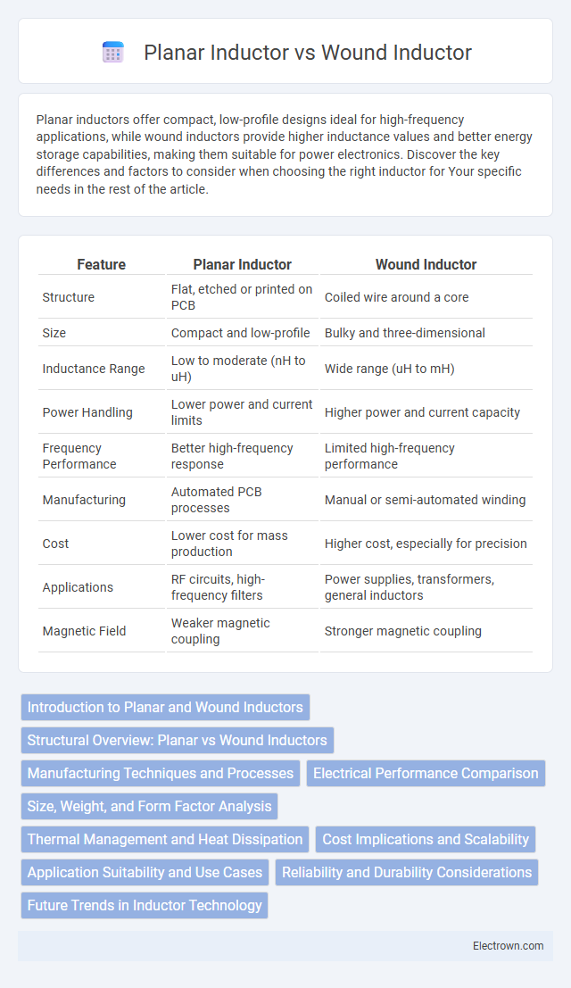Planar Inductor vs Wound Inductor in Electronic Materials - What is The Difference?