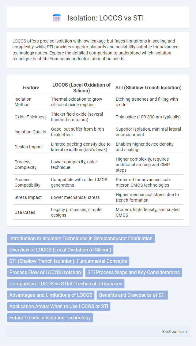 Isolation: LOCOS vs STI in Solid-State Electronics - What is The Difference?