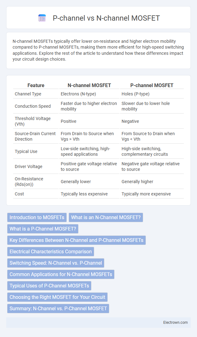 P-channel vs N-channel MOSFET in Solid-State Electronics - What is The Difference?