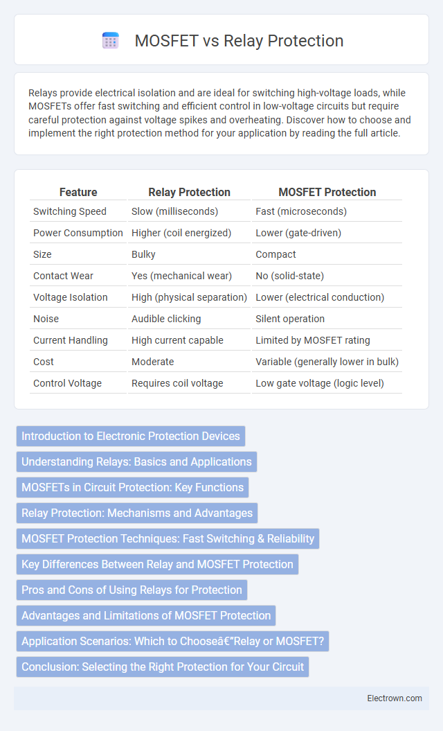 MOSFET vs Relay Protection in Audio Electronics - What is The Difference?