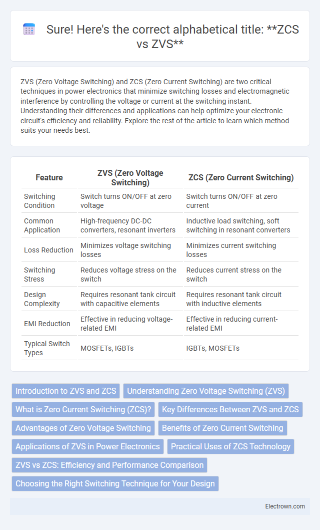Sure! Here's the correct alphabetical title:
**ZCS vs ZVS** in Power Electronics - What is The Difference?