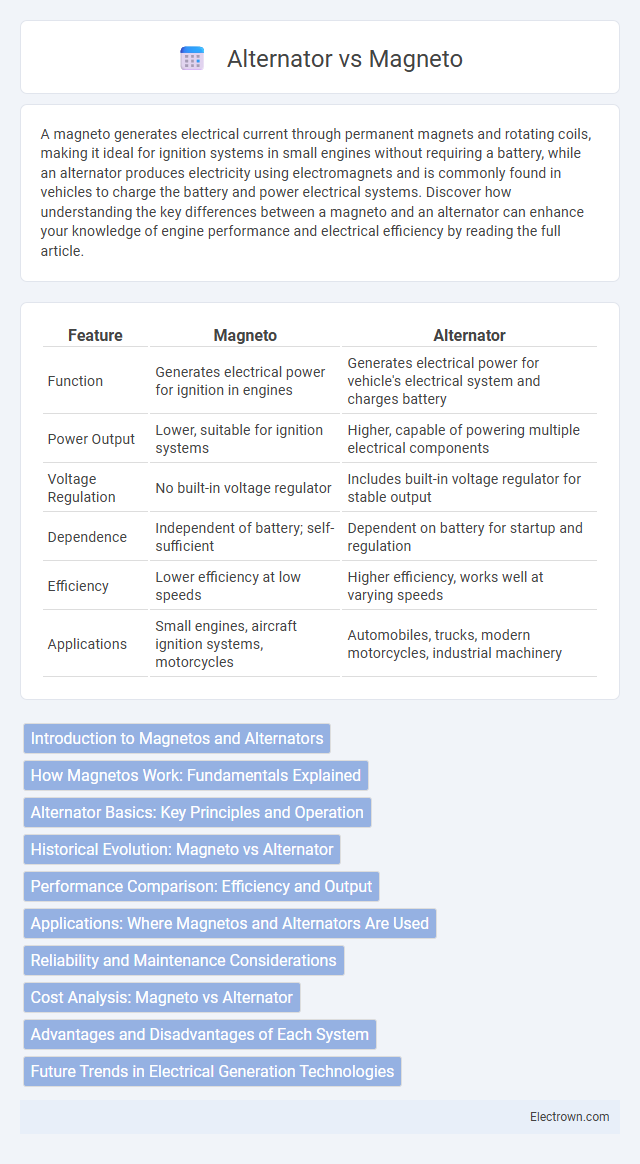 Alternator vs Magneto in Automotive Electronics - What is The Difference?