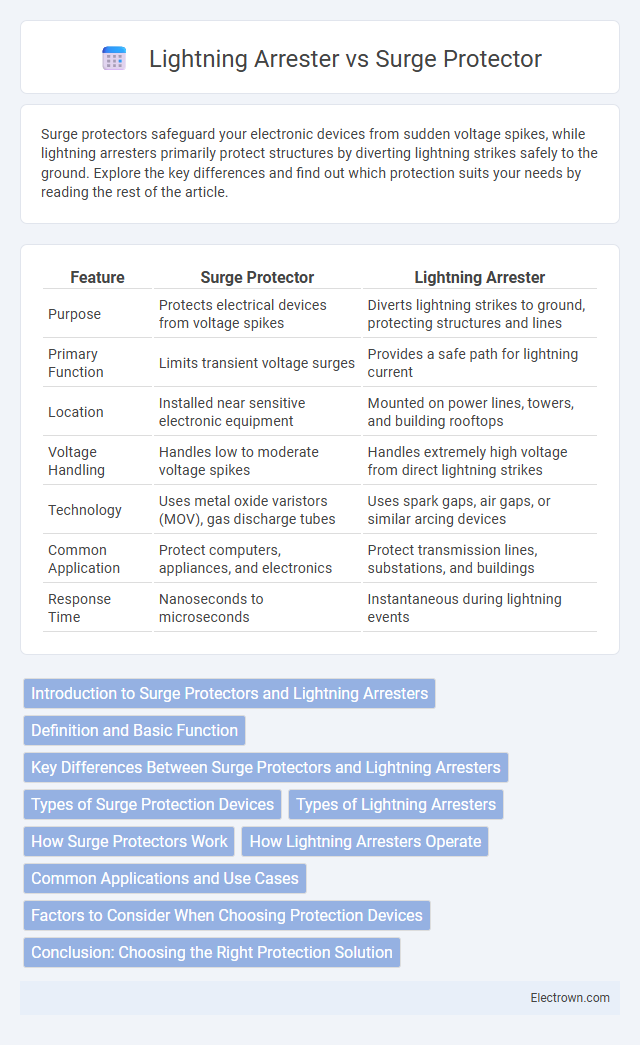 Lightning Arrester vs Surge Protector in Industrial Electronics - What is The Difference?