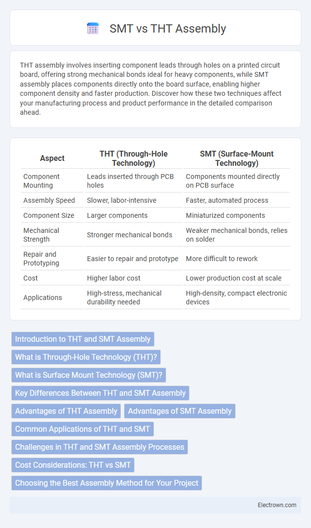 SMT vs THT Assembly in Electronic Materials - What is The Difference?