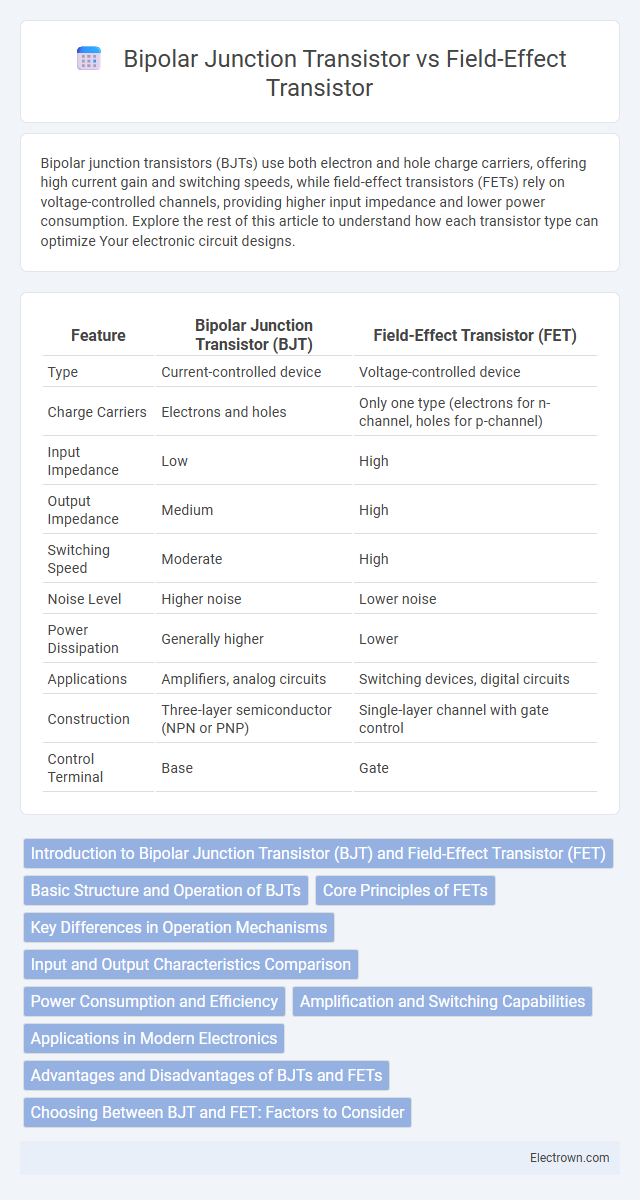 Bipolar Junction Transistor vs Field-Effect Transistor in Analog Electronics - What is The Difference?