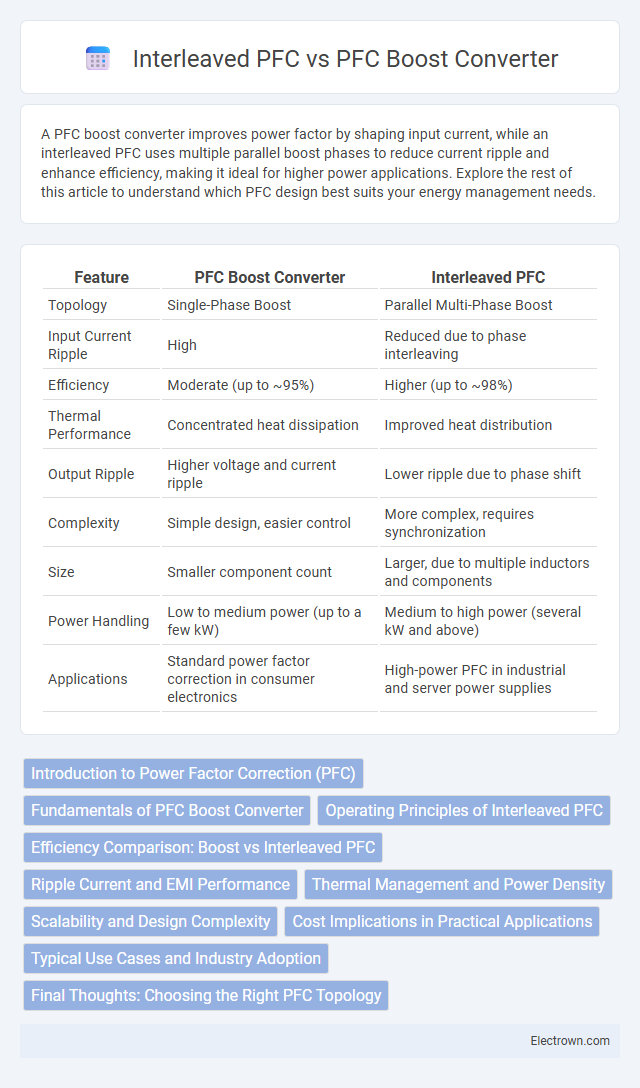 Interleaved PFC vs PFC Boost Converter in Power Electronics - What is The Difference?