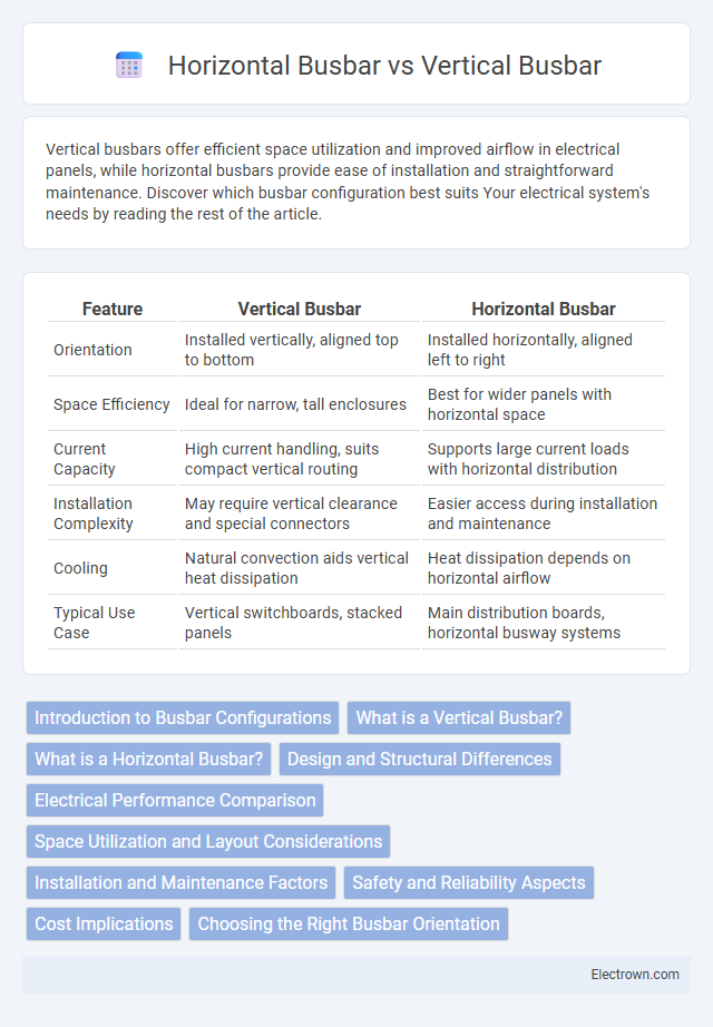 Horizontal Busbar vs Vertical Busbar in Industrial Electronics - What is The Difference?