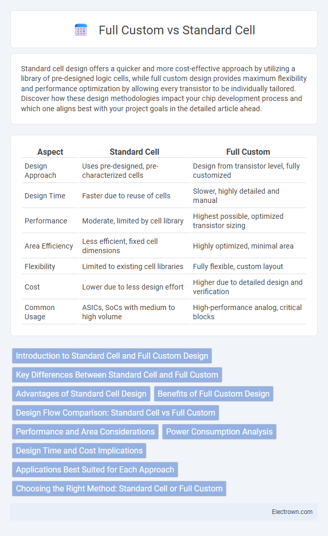 Full Custom vs Standard Cell in Microelectronics - What is The Difference?
