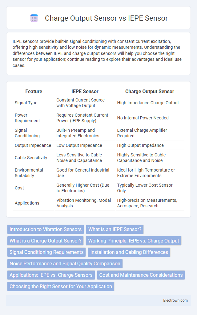 Charge Output Sensor vs IEPE Sensor in Instrumentation Electronics - What is The Difference?