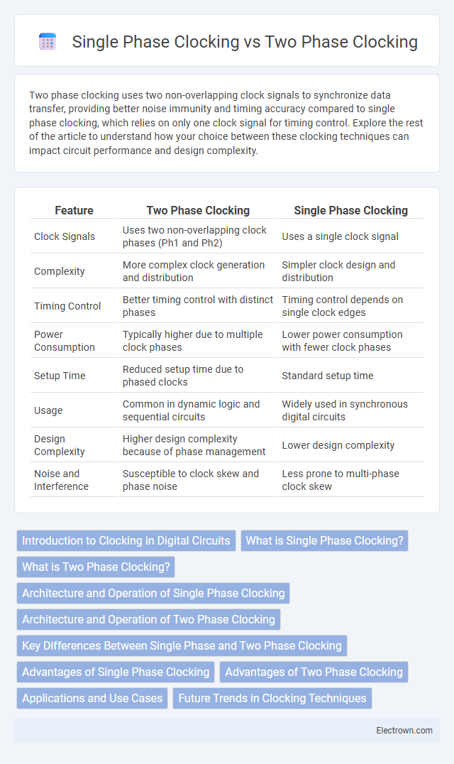 Single Phase Clocking vs Two Phase Clocking in Digital Electronics - What is The Difference?
