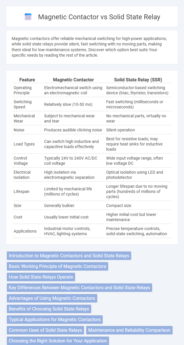 Magnetic Contactor vs Solid State Relay in Instrumentation Electronics - What is The Difference?