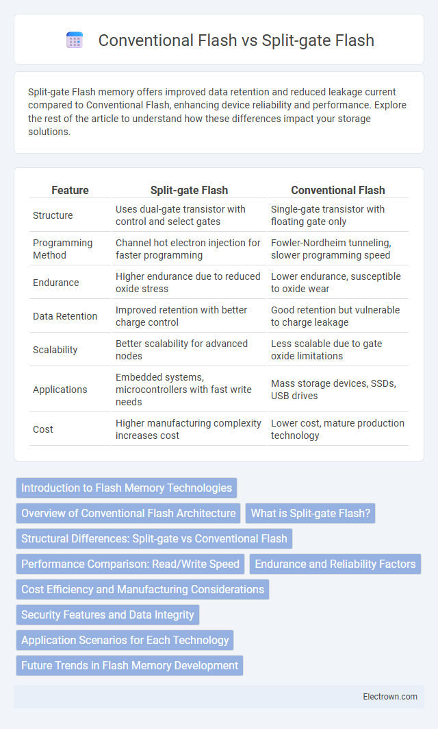 Conventional Flash vs Split-gate Flash in Solid-State Electronics - What is The Difference?